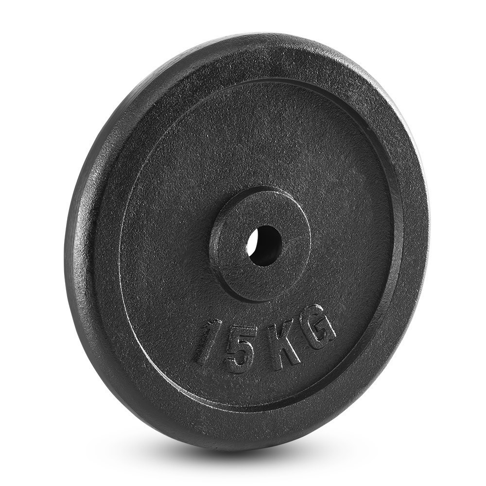 Viktskiva Gjutjärn - 30 mm - svart 15 kg