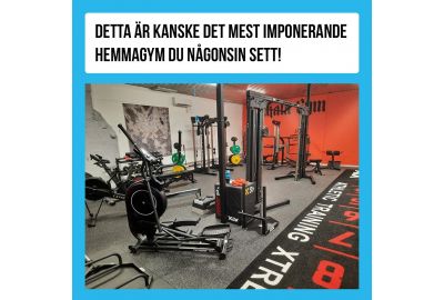 Detta är kanske det mest imponerande hemmagym du någonsin sett!