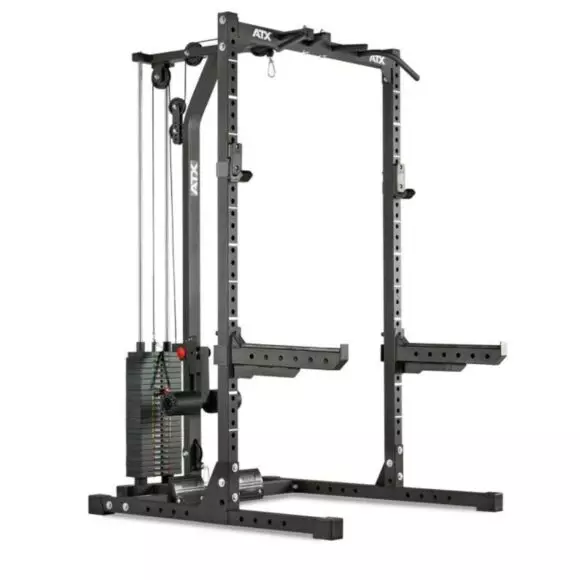 ATX® Half Rack 620 med latdragsstation  - 115 kg viktmagasin