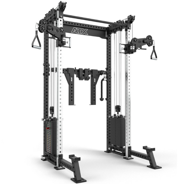 ATX® Cable Half Rack med 2 x 90 kg  viktmagasin