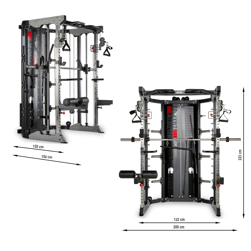 ATX&reg; Multigym GMX-2000 - 2x90 kg Viktmagasin