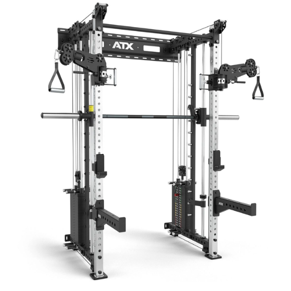 ATX® Väggmonterad Cable Half Rack med Smith-stång