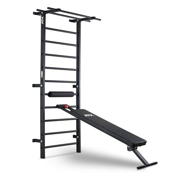 ATX&reg; Wall Bar Gym Ribbstol + B&auml;nk