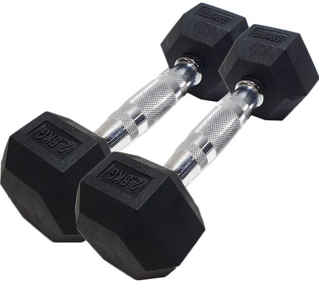 Corefit® Hexagon hantlar 12,5-30 kg, utan ställning