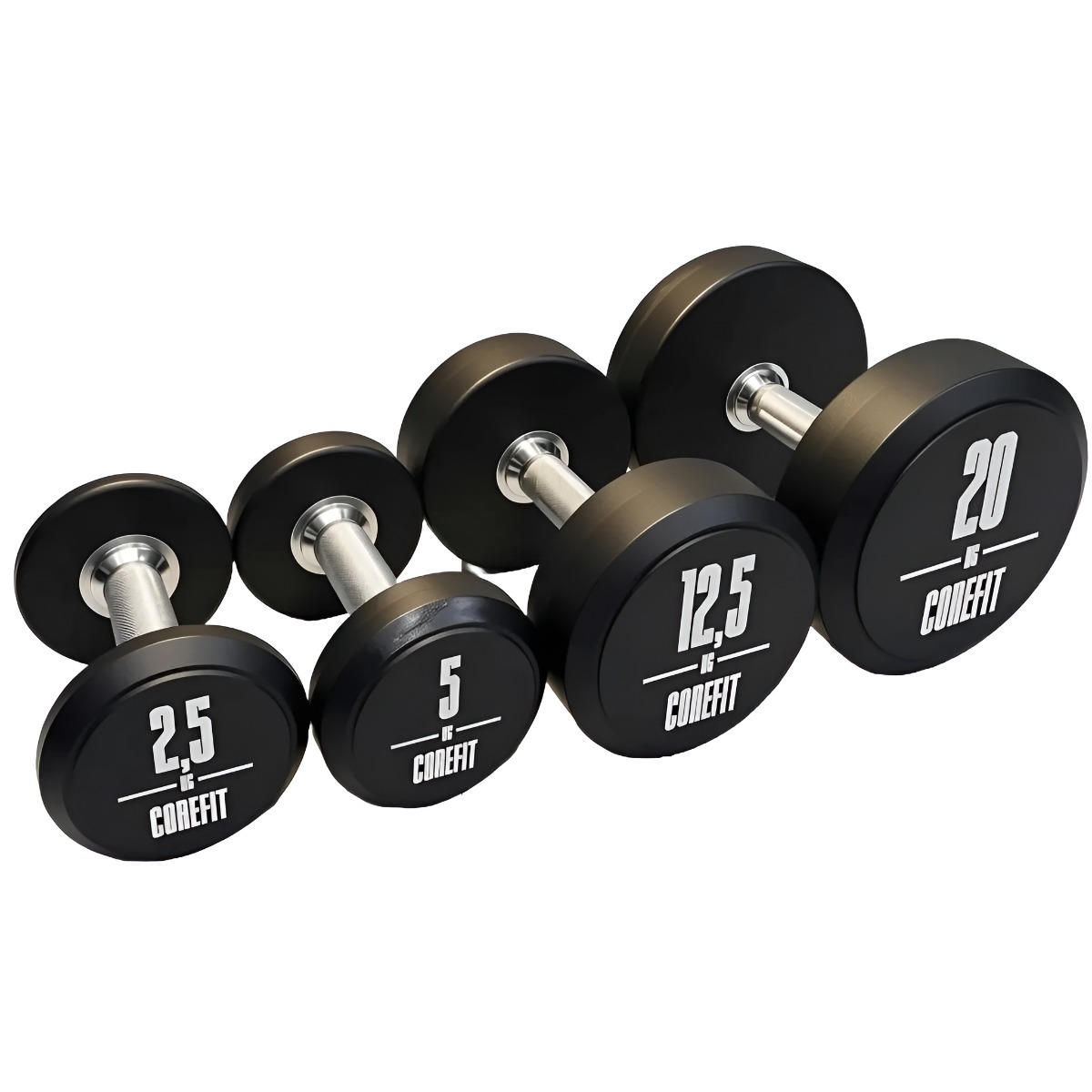 Corefit&reg; Polyuretan Hantlar 2,5 till 50 kg