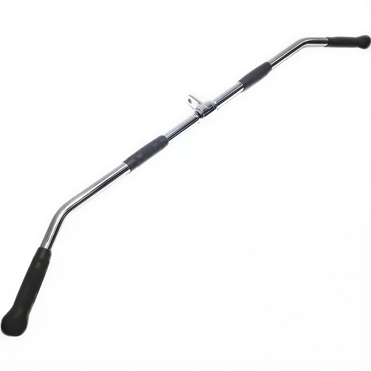 Corefit® vinklad Lat pull-down stång 120 cm - Gummibelagda Greppmarkeringar