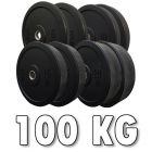 Basic Rubber Bumper Plate Viktpaket 100 kg 50-BB-SET-100