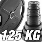 Olympia Viktpaket i Gummi 125 kg 50-GR-SET