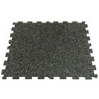 Gymfloor® Pusselmatta 956 x 956 x 8 mm - Svart med gula granuler RPM-08-F x19-21kpl