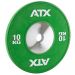 ATX® HQ-Rubber Bumper Plates -Grön 10 kg