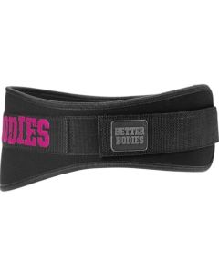 BETTER BODIES Womens Belt Black/Pink
