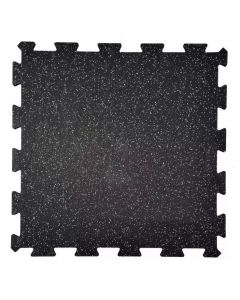 Corefit® Puzzle EPDM Pusselmatta 8 mm - 980x980 svart / grå R-S-PUZZLE-8-BLACK-GREY-EPDM