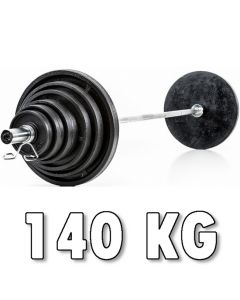 Olympia Viktpaket i Järn 140 kg med stång