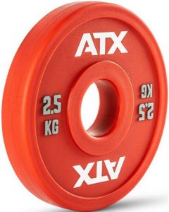 ATX® PU-Fraktionsviktskivor - Röd - 2,5 kg