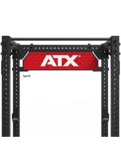 ATX® Logo Plate för Power Racks 800 Serie Logo typ 3