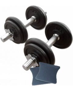 Justerbara Hantlar i Järn 2 x 10 kg