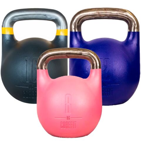 Corefit® Kettlebell Professional Paket 8, 12 och 16 kg