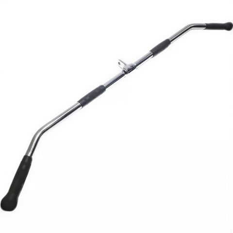 Corefit® vinklad Lat pull-down stång 120 cm - Gummibelagda Greppmarkeringar