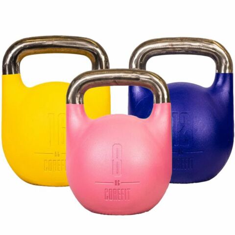 Corefit® Kettlebell Professional Paket 8, 12 och 16 kg