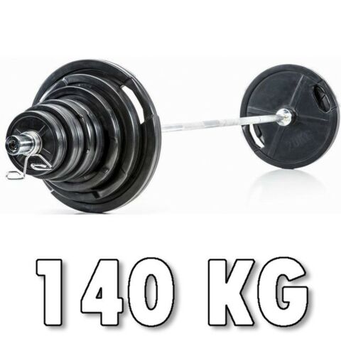 Corefit® Olympia Viktpaket i Gummi 140 kg