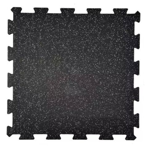 Corefit® Puzzle EPDM pusselmatta 8 mm - 980x980 svart / grå