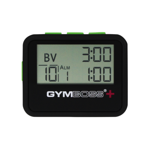 Gymboss PLUS Intervall Timer svart/grön