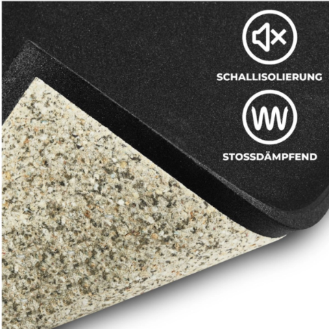 Gymfloor® Acoustic pysselmatta 20 mm, 1000×1000 mm