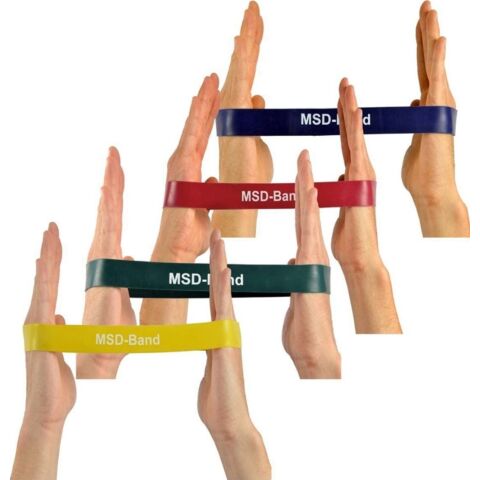 Gym Gummiband MVS med Länk - Gul