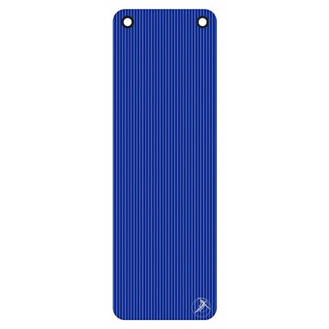 Gym Matta 180x60x1,5 cm med förvaringshål Blå