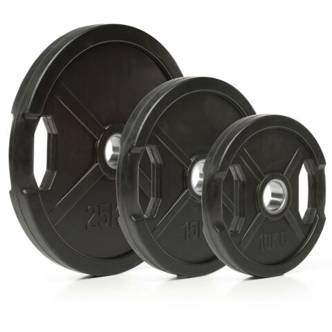 Viktskiva Gummi-Gripper 50 mm – Gummerad Skivstångsvikt 0,5-40 kg