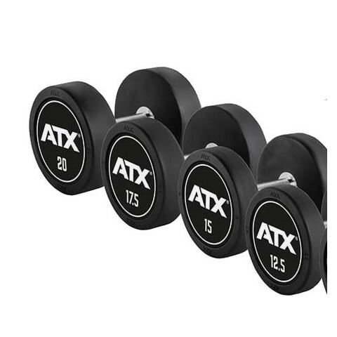 ATX® PRO-Style hantelpaket (Logo på svart botten) 5-50 kg