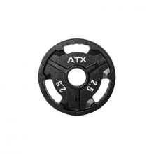 ATX® Viktskiva i Gjutjärn 3-Grip - 50 mm - 2,5 kg