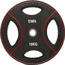  Polyuretan viktskiva med handtag - 30 mm - 10 kg
