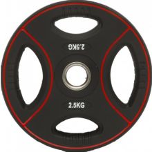 Polyuretan viktskiva med handtag - 30 mm 2,5 kg