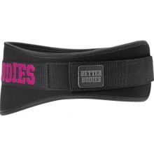 BETTER BODIES Womens Belt Black/Pink XS