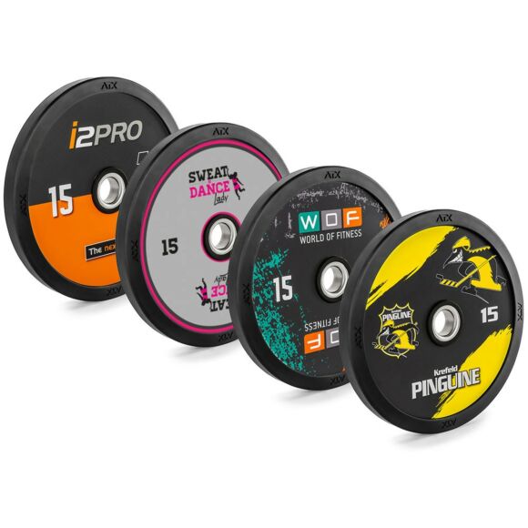 DYO - Design Your Own - Gummi Stötdämparviktskivor 5 till 25 kg