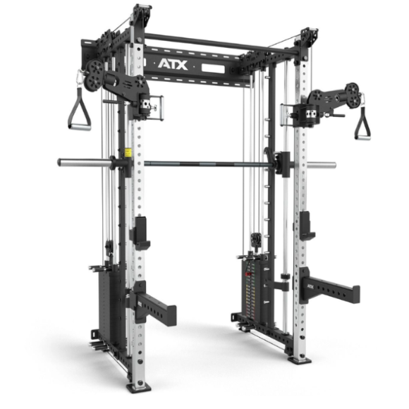 ATX® Väggmonterad Cable Half Rack med Smith-stång