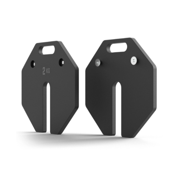 ATX® OCTA viktplattor 2 x 2 kg