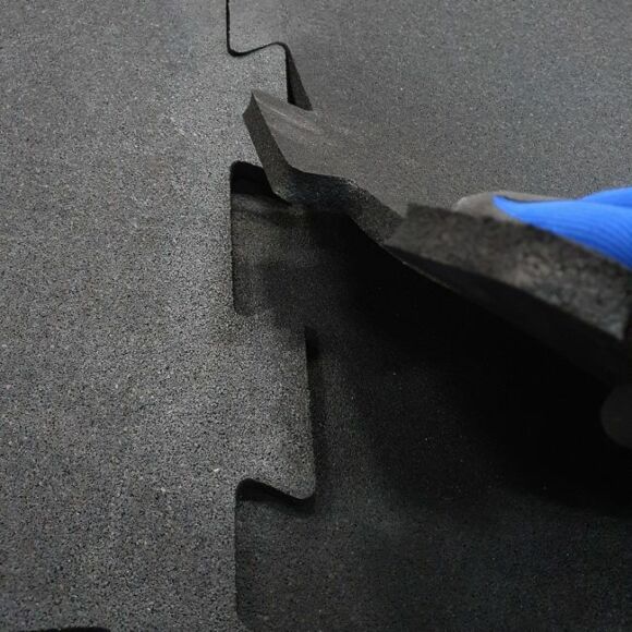 Corefit® Puzzle pusselmatta 15 mm - 980x980 svart