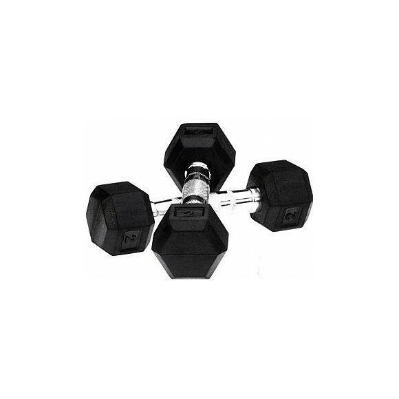 Hexagon solida hantlar 1-37,5 kg