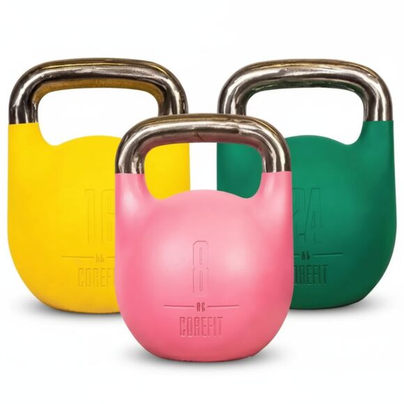 Corefit® Kettlebell Professional Paket 8, 16 och 24 kg