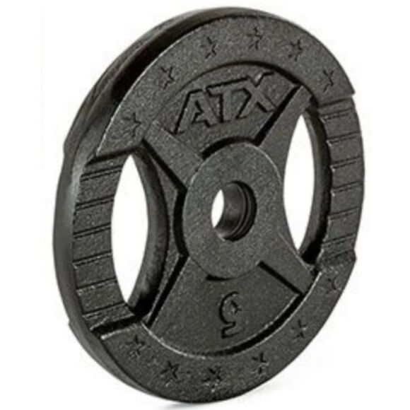 Viktskiva Gjutj&auml;rn ATX&reg; - 30 mm - svart 5,0 kg