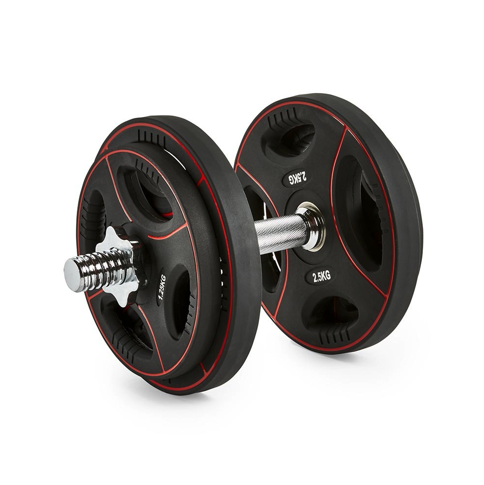 Justerbara Polyurethan Hantlar 2x10 kg