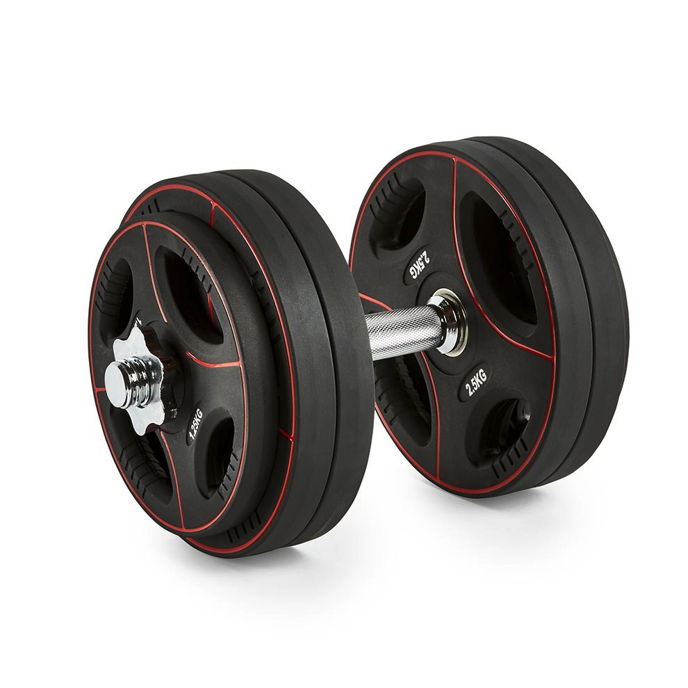 Justerbara Polyurethan Hantlar 2x15 kg