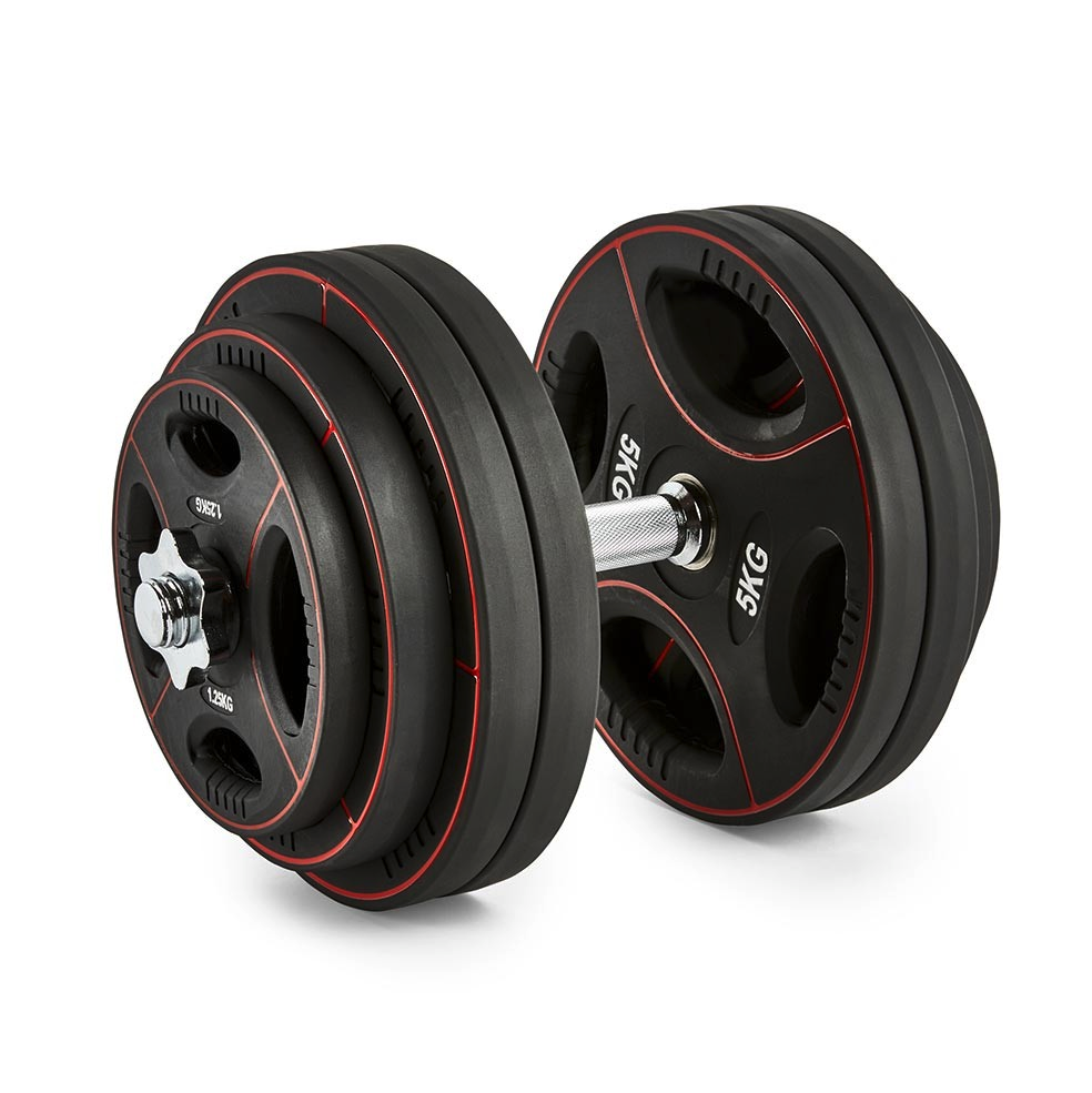 Justerbara Polyurethan Hantlar 2x30 kg
